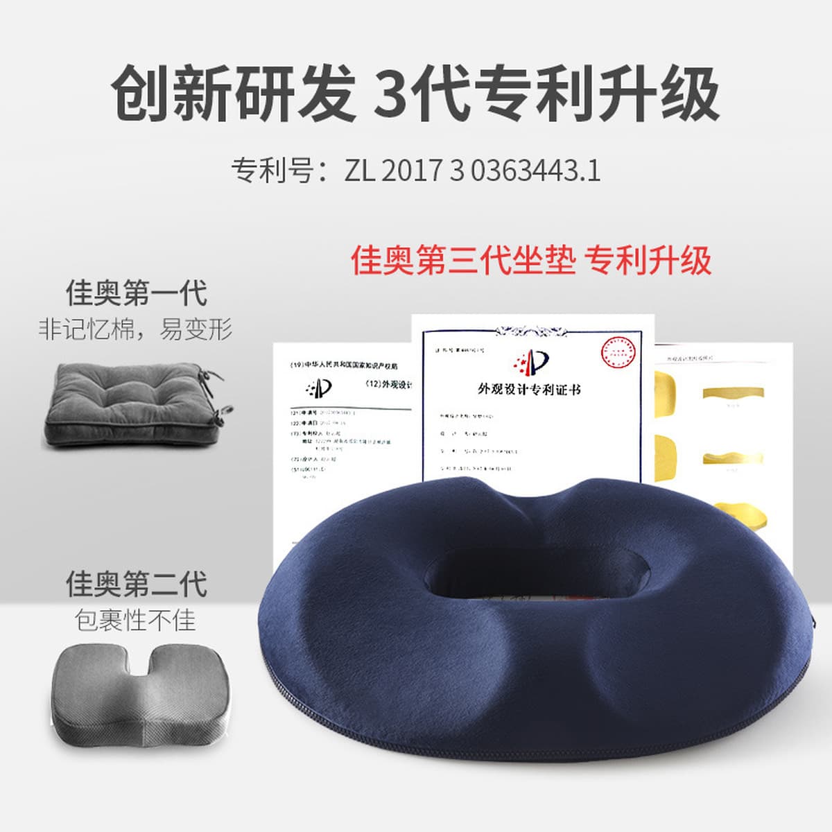 Jiaao Подушка офисный стул красивая бедра задница сидячая подушка для талии Подушка для беременных позвонок подушка для...