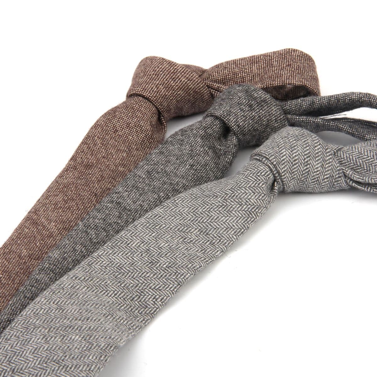 Модный мужской шерстяной узкий галстук, деловой Модный свадебный галстук в британском стиле в Корейском стиле, студенческий...