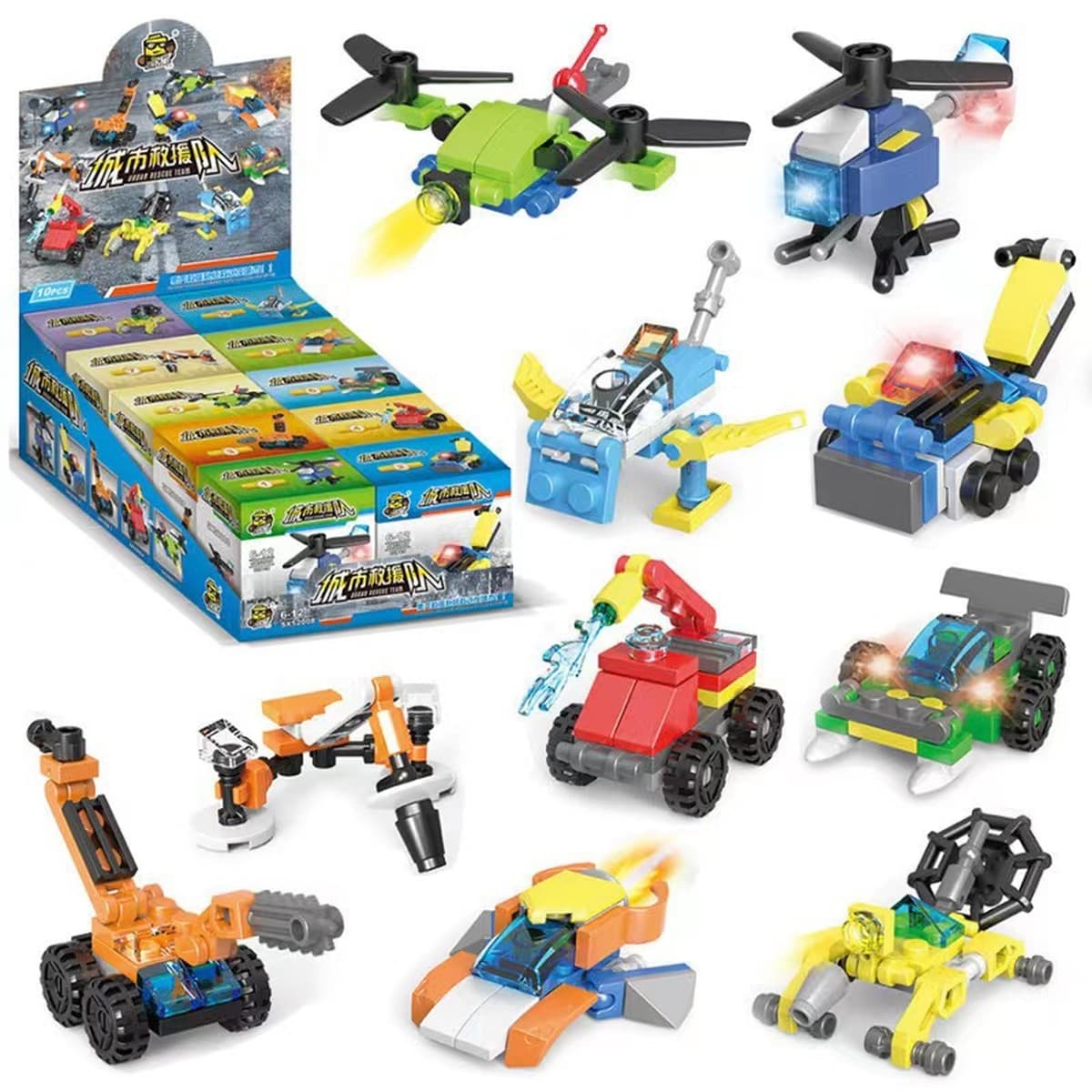 Xiaomingxing совместим с строительными блоками Lego, развивающими игрушками для сборки, слепыми коробками, подарками,...