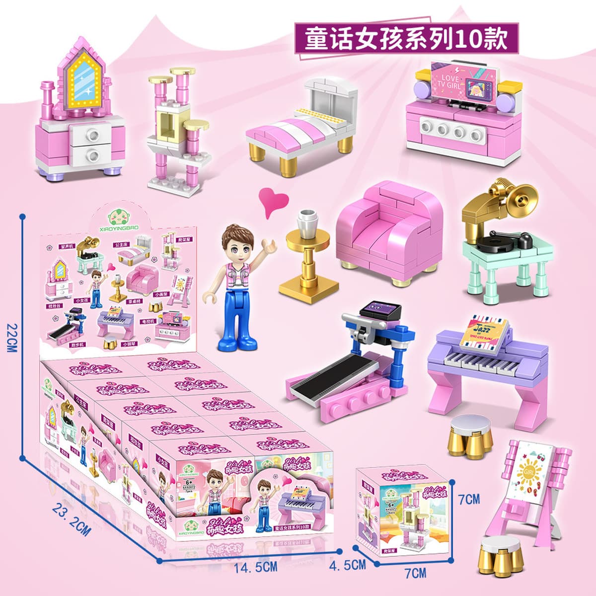 Инвентарь обработки расчистки, совместимый со строительными блоками Lego, собранные развивающие игрушки для детей оптом...