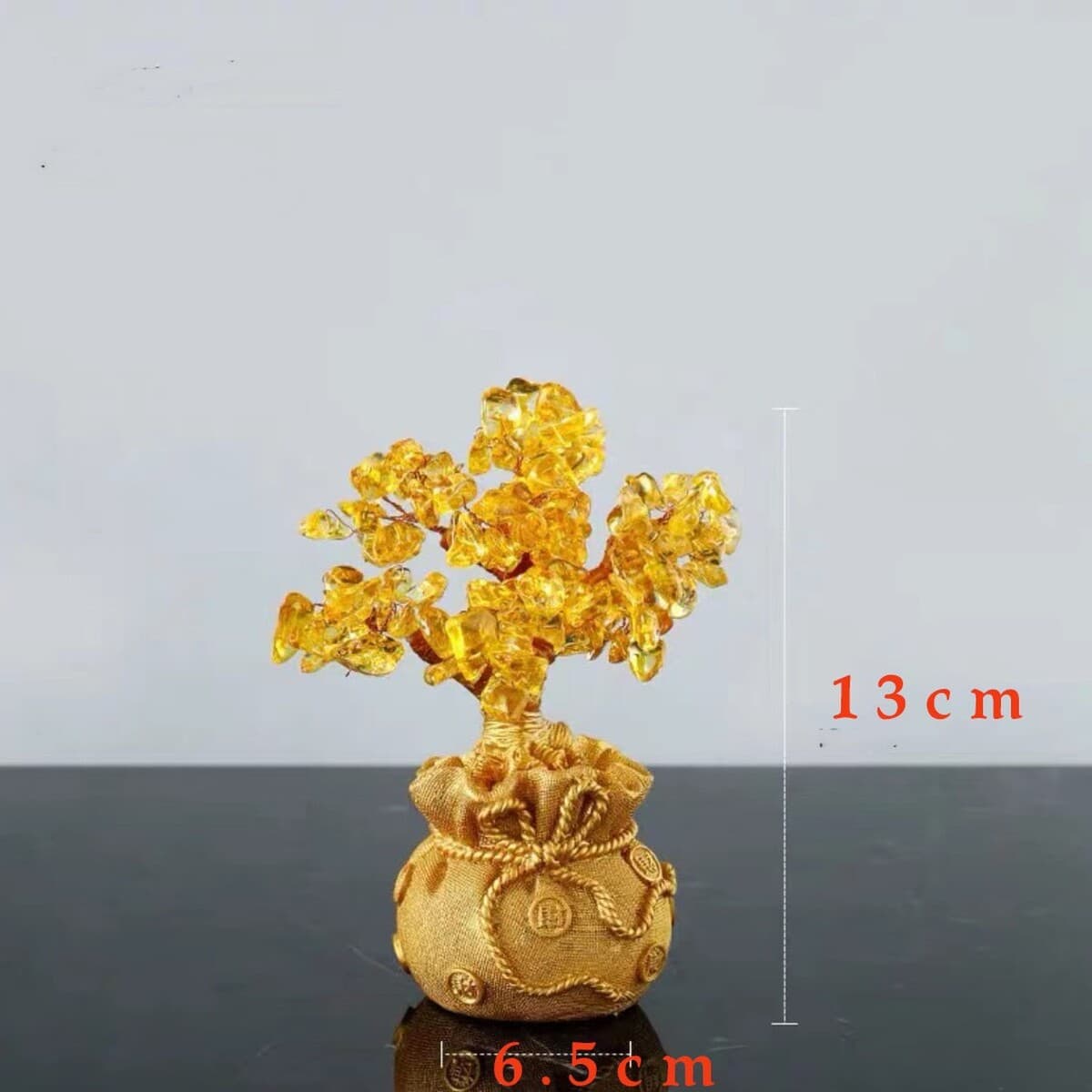 Цитрин богатство дерево винный шкаф украшения дома гостиная богатство сбор фэн-шуй денежное дерево креативный подарок на...