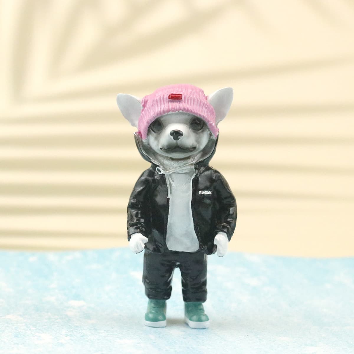 Трансграничный Новый Творческий щенок поделки из смолы украшения дома милая Мода Моделирование животных украшение интерьера...