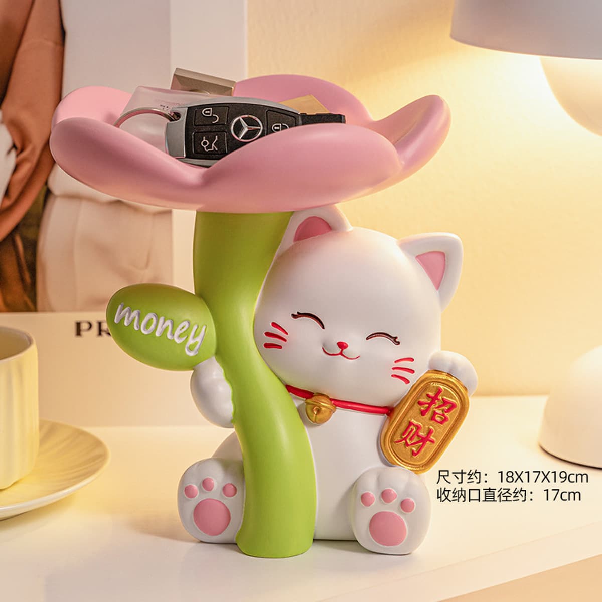 Украшения для домашнего хранения Lucky Cherry Cat новоселье новый дом гостиная стол украшение для учебы подарок