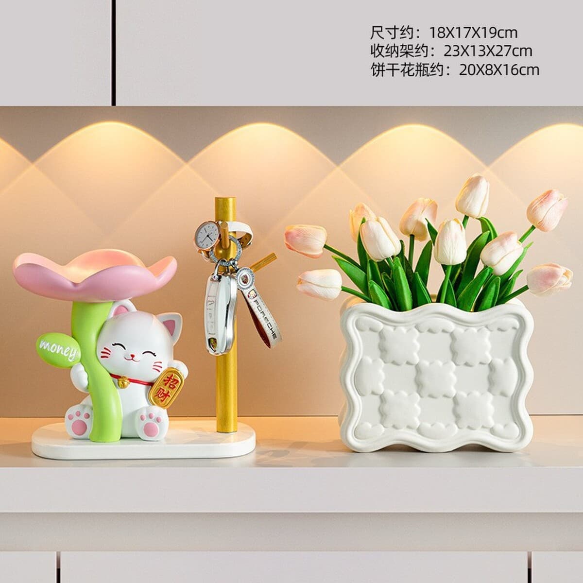 Украшения для домашнего хранения Lucky Cherry Cat новоселье новый дом гостиная стол украшение для учебы подарок