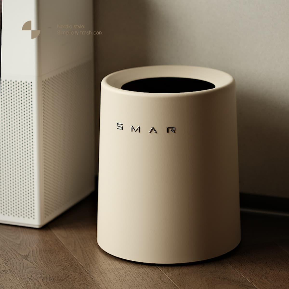 Мусорный бак для дома 2024 новый гостиная кухня ванная комната спальня туалет офис французский легкий экстравагантный крем...