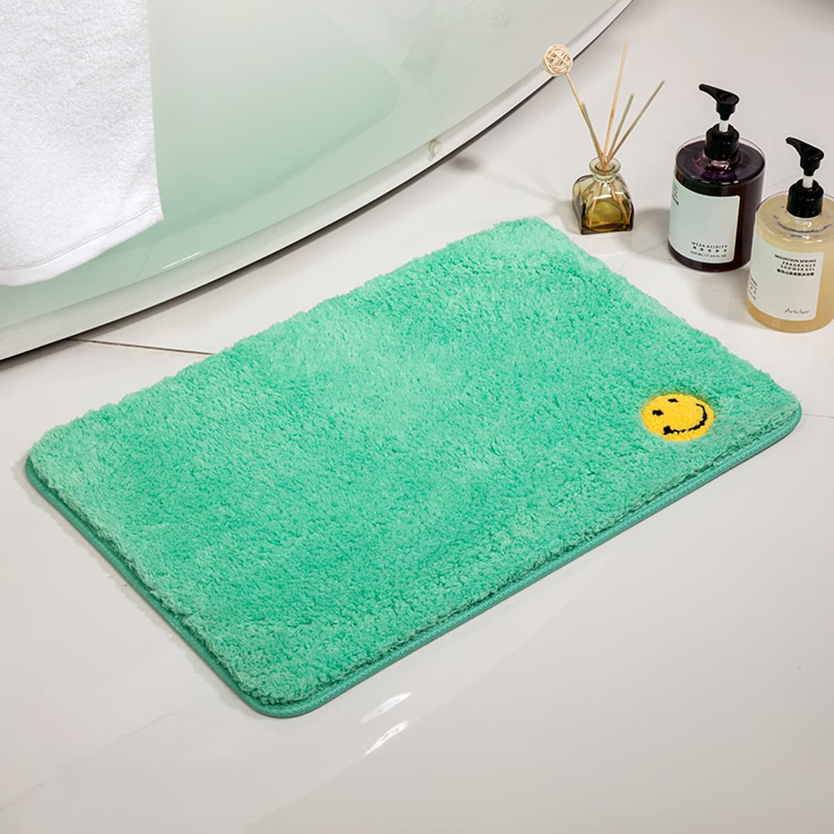 Новый улыбающееся лицо супер мягкий тонкий нильский домашний коврик, напольный коврик, бытовой туалет, ванная комната,...