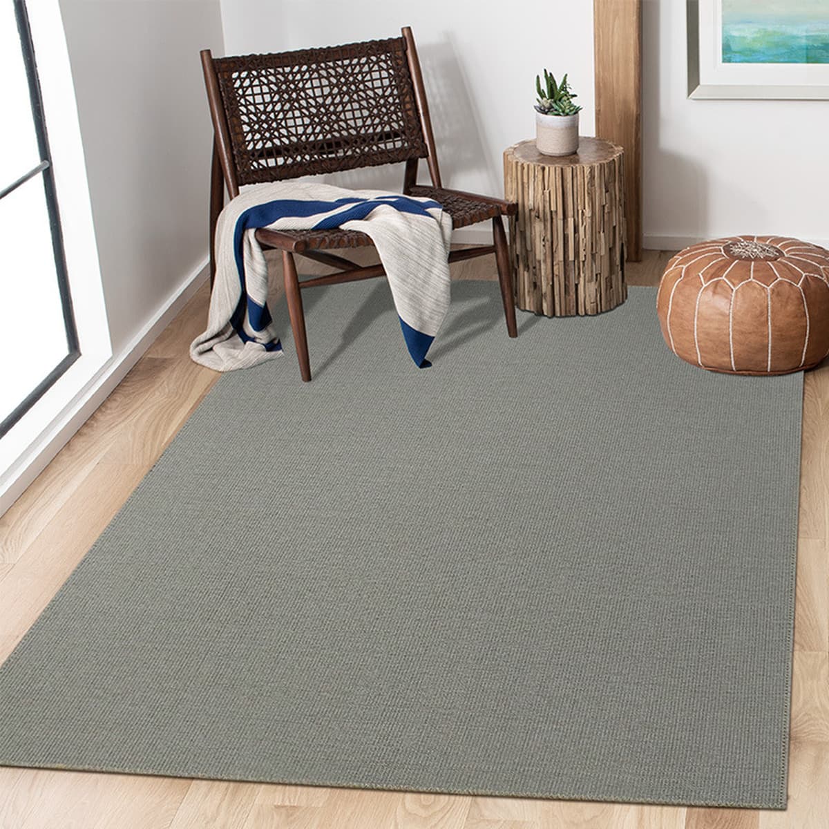 Сизалевый ковер для гостиной, журнальный столик, прикроватное одеяло для спальни, сшитое вручную татами, льняной напольный...