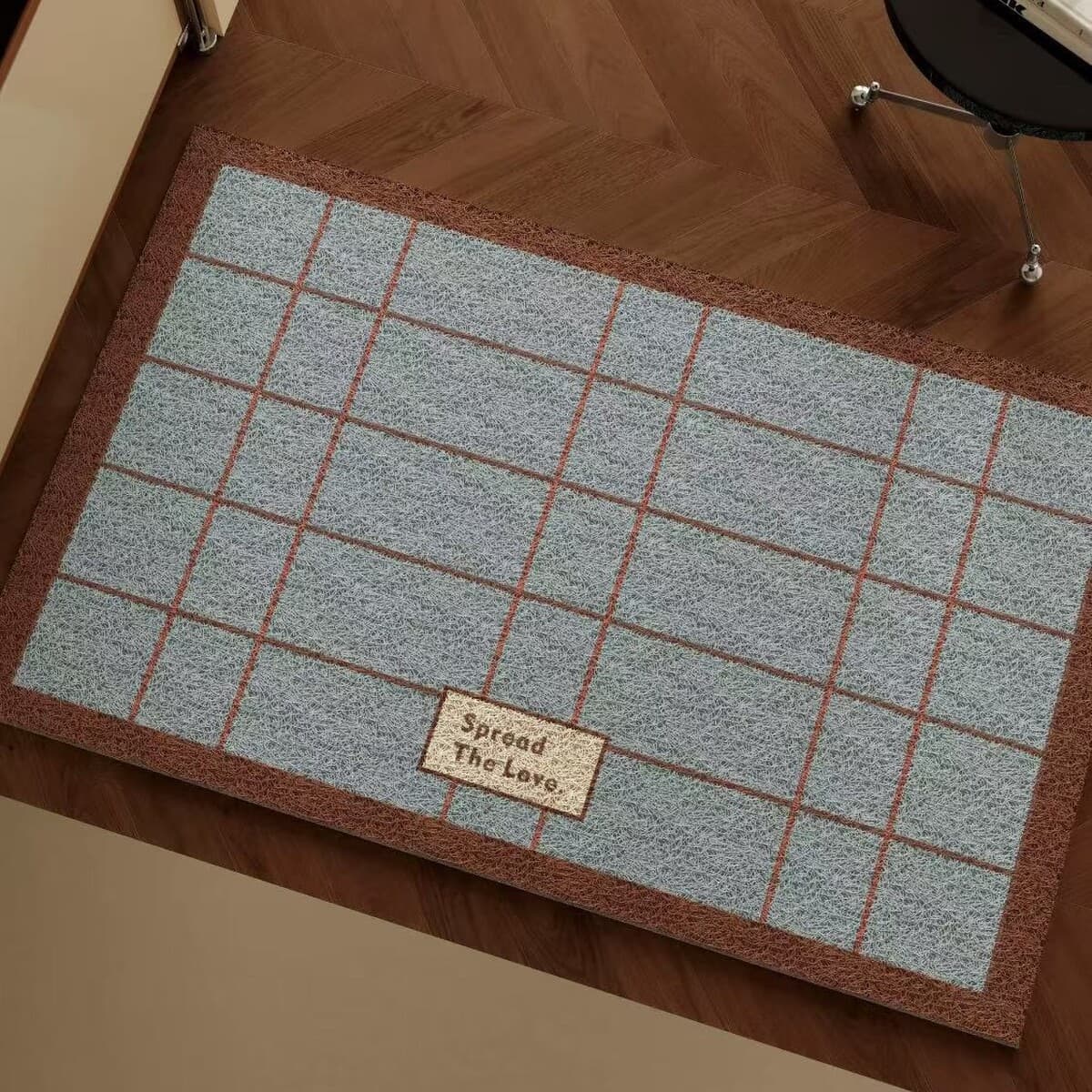 Американский клетчатый шелковый коврик для дома коврик для дома