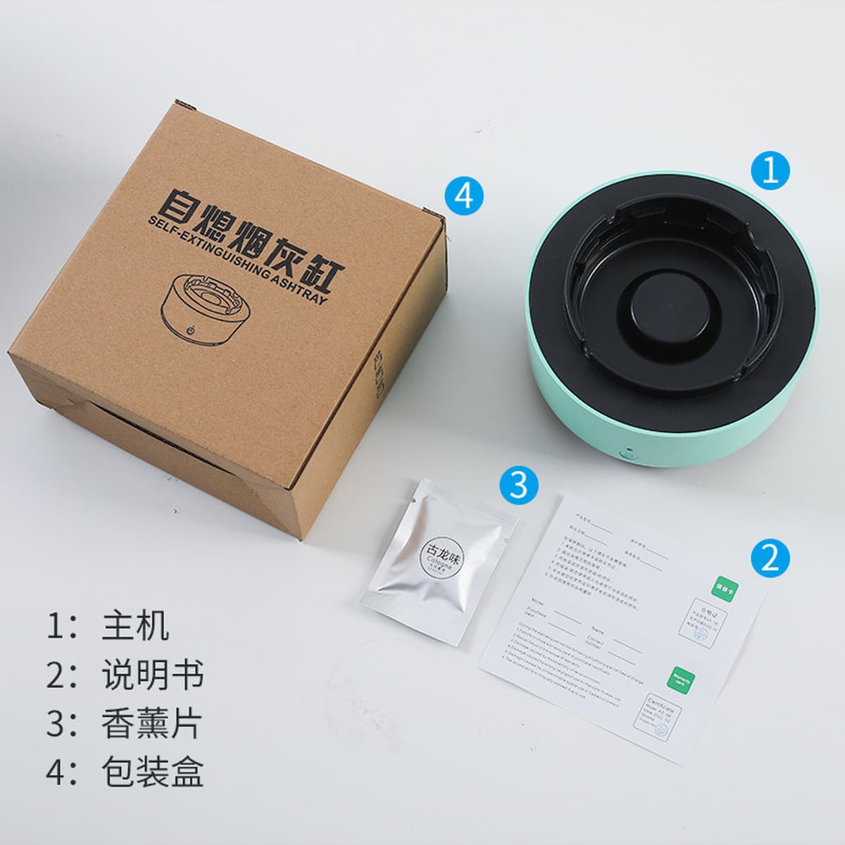 Очиститель воздуха с функцией пепельницы эффективно удаляет вторичный дым и запахы дыма в жилых помещениях и офисах.