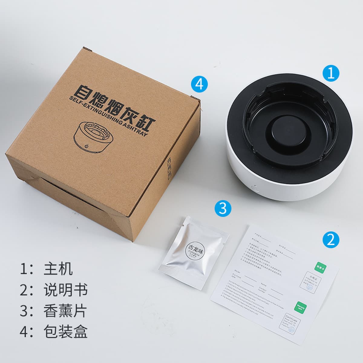 Очиститель воздуха с функцией пепельницы эффективно удаляет вторичный дым и запахы дыма в жилых помещениях и офисах.