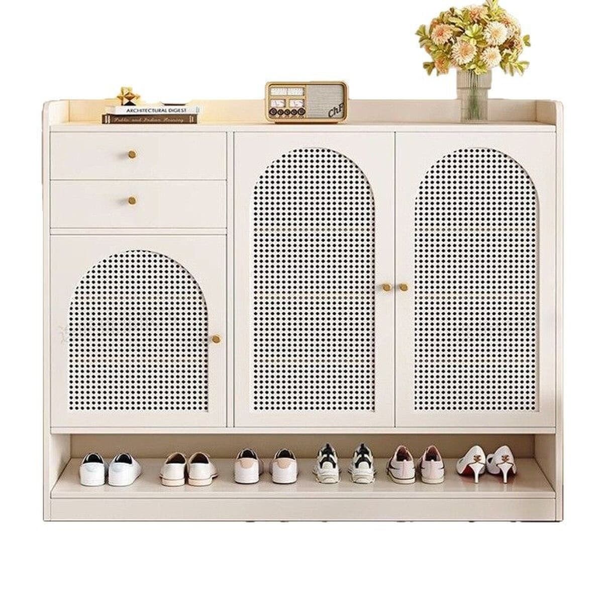 Шкаф для обуви из массива дерева, шкаф для хранения