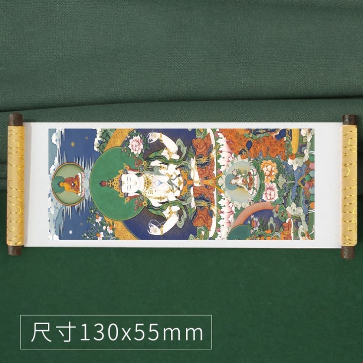 Тибетская туристическая перкуссия сувенирная катушка с охлаждением наклейки на тибетскую балатангку