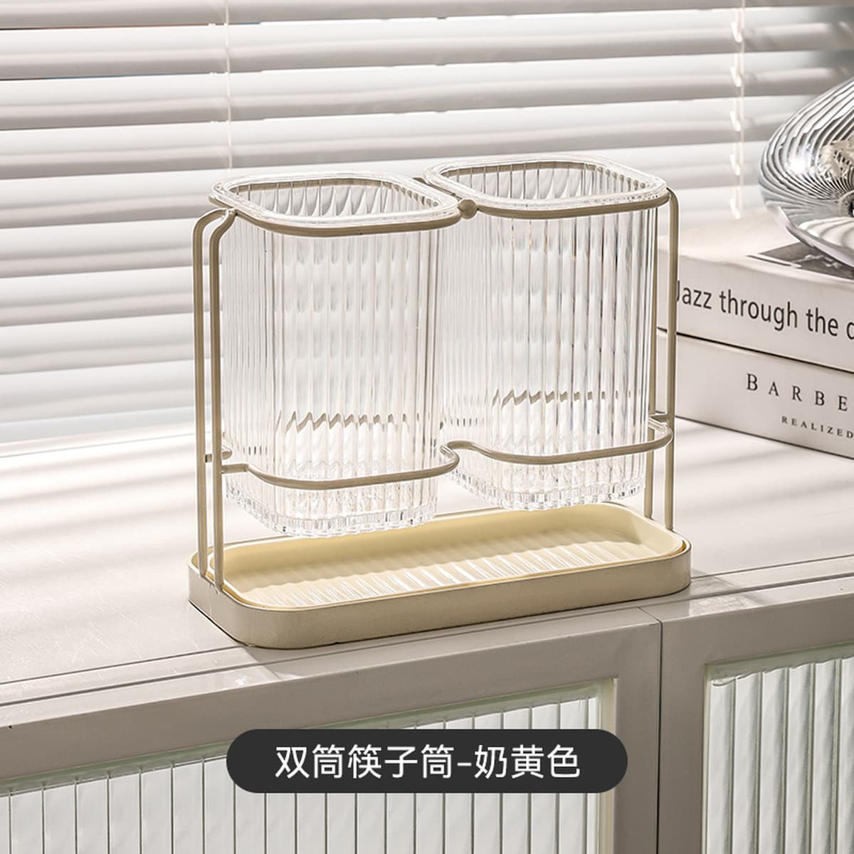 Бытовая бочка для палочек для еды, роскошный ящик для хранения кухонных ножей и вилок, сливная стойка, настенная клетка для...