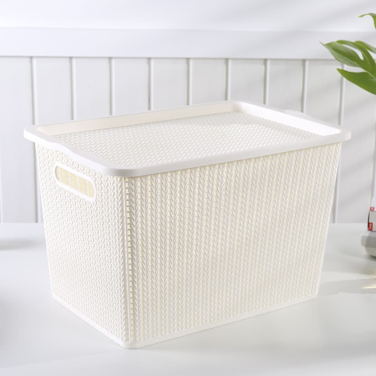 Детский ящик для хранения в японском стиле пластиковый закрытый ящик для хранения предметов домашнего хранения большой...