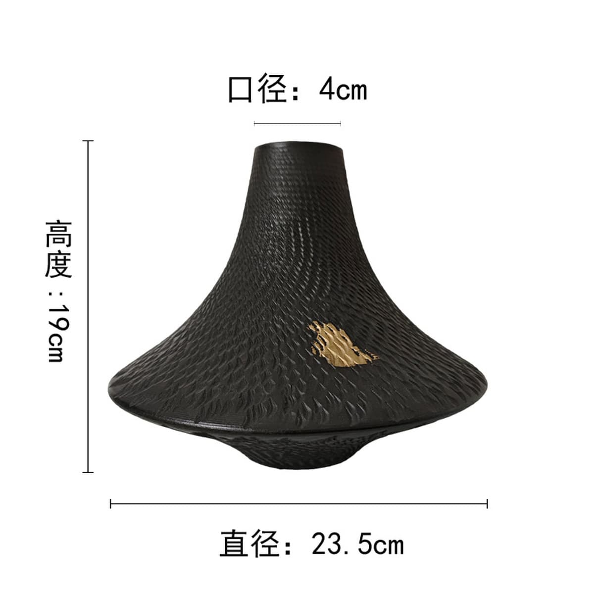 Современная креативная ваза для цветов из керамики из Цзиндэчжэня в виде полосок с узором «молоток» для дома, виллы, отеля,...