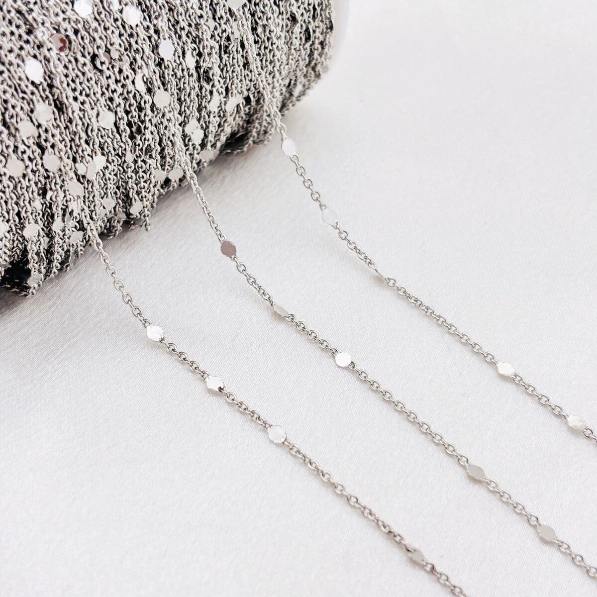 Материалы для рукоделия: аксессуары для украшений, пайетки из чистой меди, не выцветающие, 1,5 мм, для нейл-арта, мелкая...