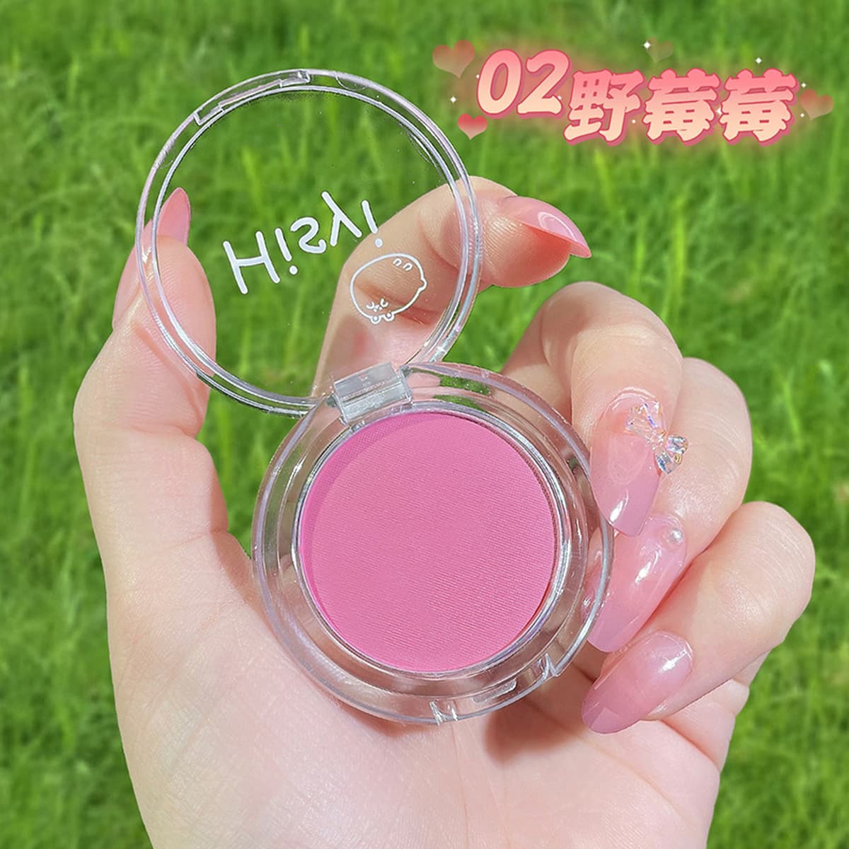 HISYI Монохромные Румяна Белая матовая Косметика Vigor Girl Голая макияж Натуральный аромат Монохромная Румяна Тарелка