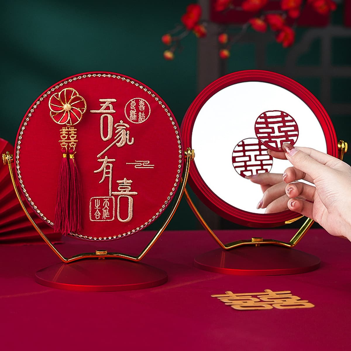 Свадебный приданый макияж зеркало