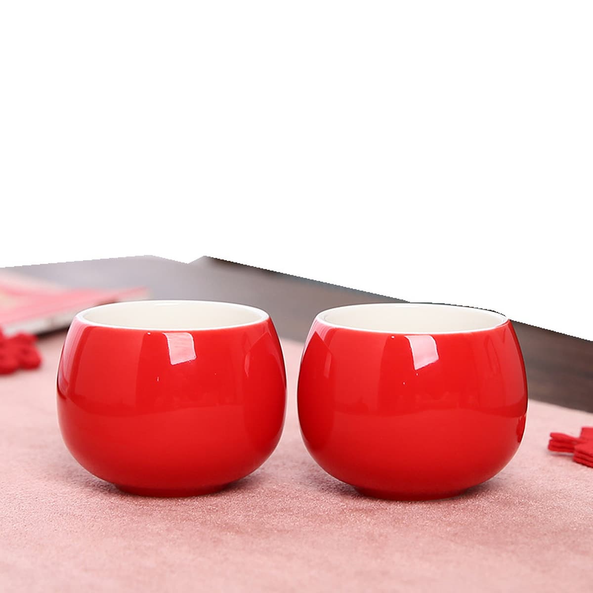 Свадебный чайный набор красного приданого