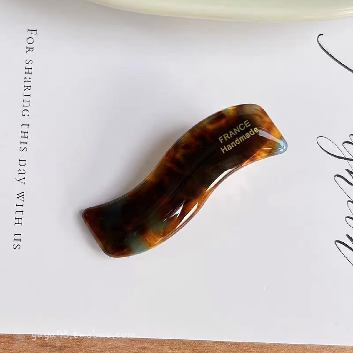 Высококачественный зажим с волнистыми краями ~ Корейский французский зажим «утконос» золотого стандарта, зажим для челки,...