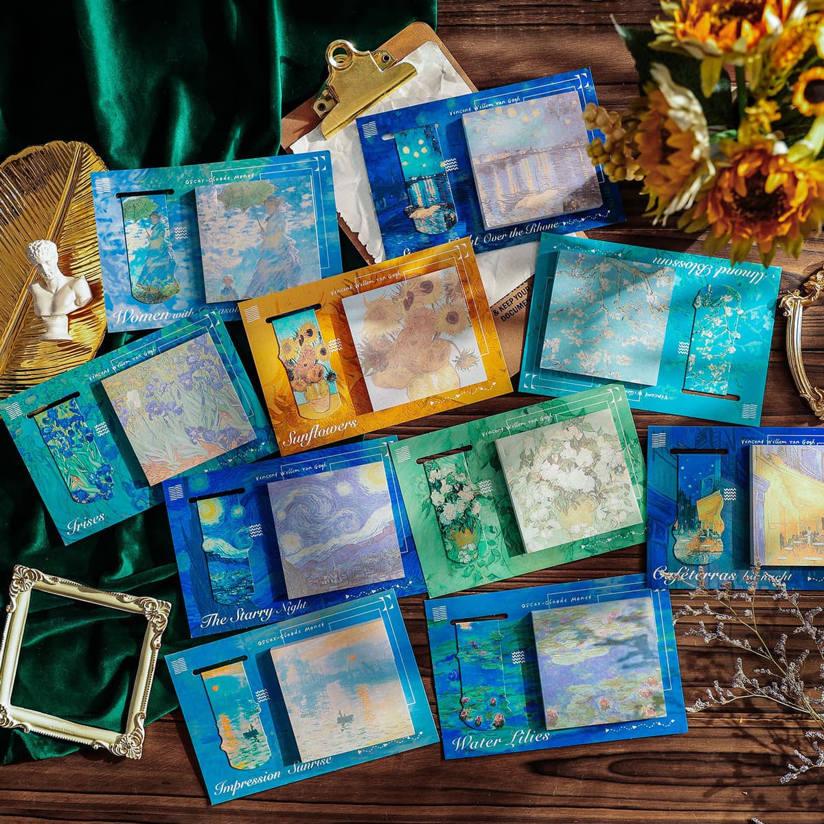 Новая картина Ван Гога маслом звездное небо закладка подарочная коробка серия ретро высокой ценности набор подарков для...