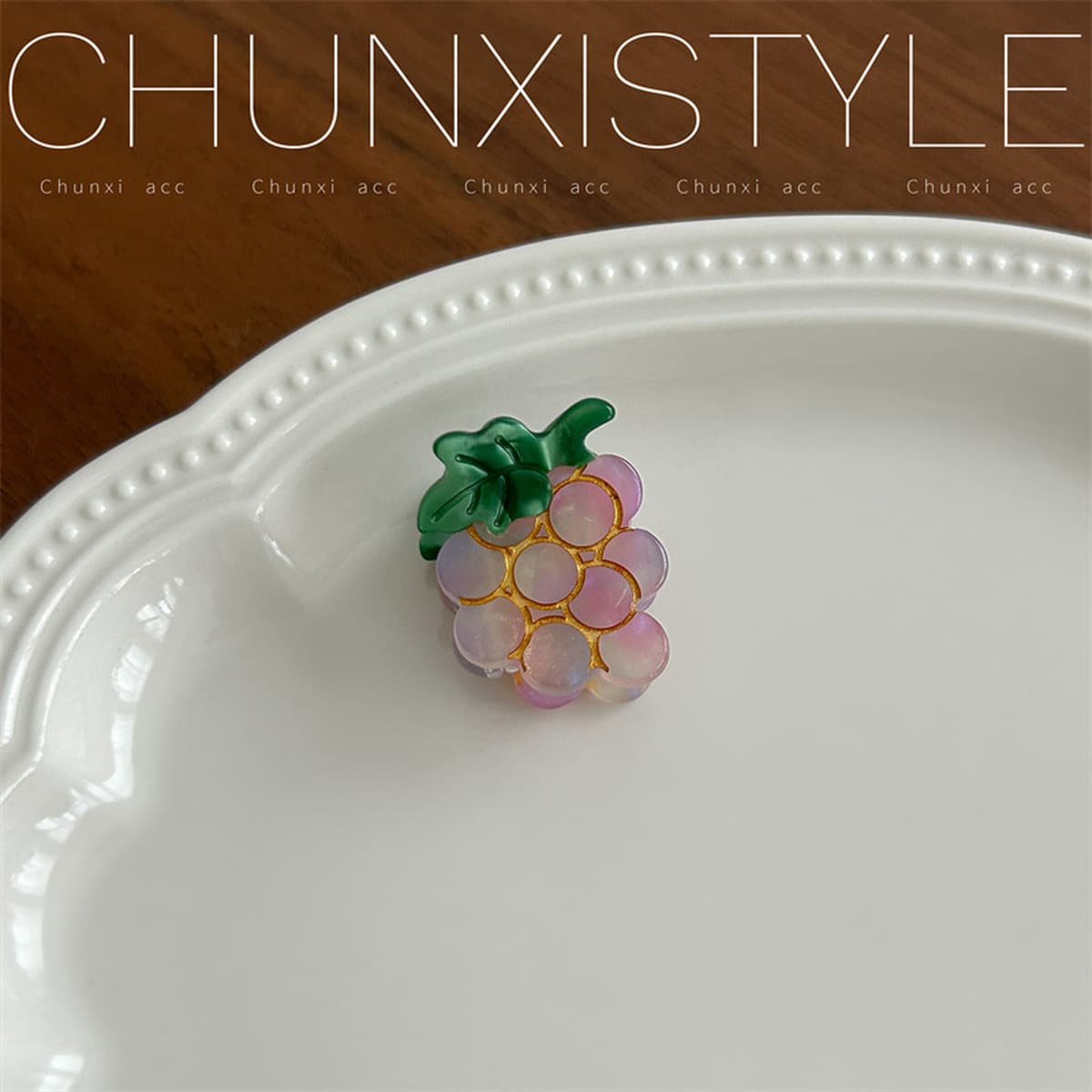 Одна пара зажимов выглядит лучше ~ Высокие черепа, милые фрукты, маленькие волосы, клубничные красные челки, заколки для...