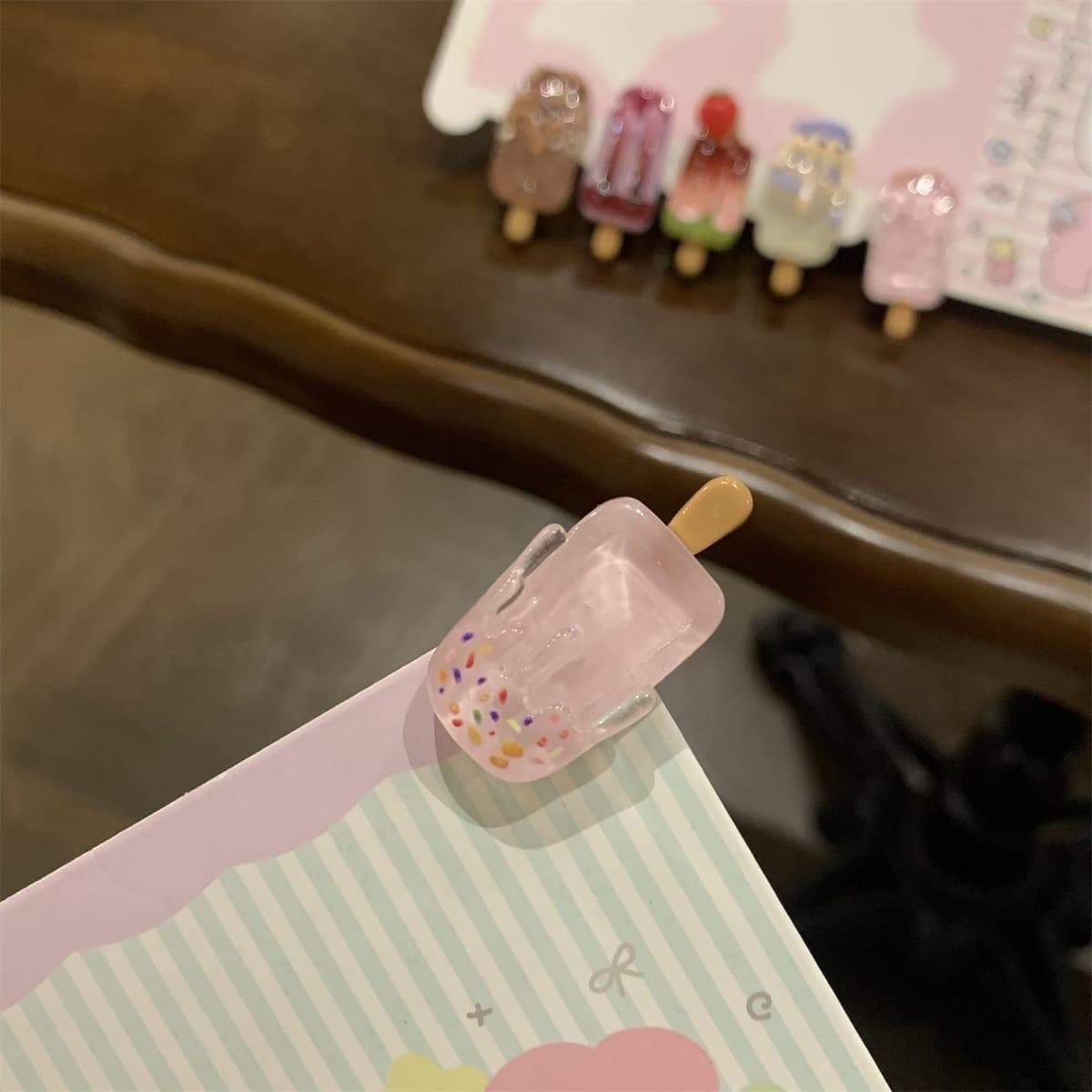 Заколка для мороженого ~ Симпатичные мини-творческие забавные мороженое