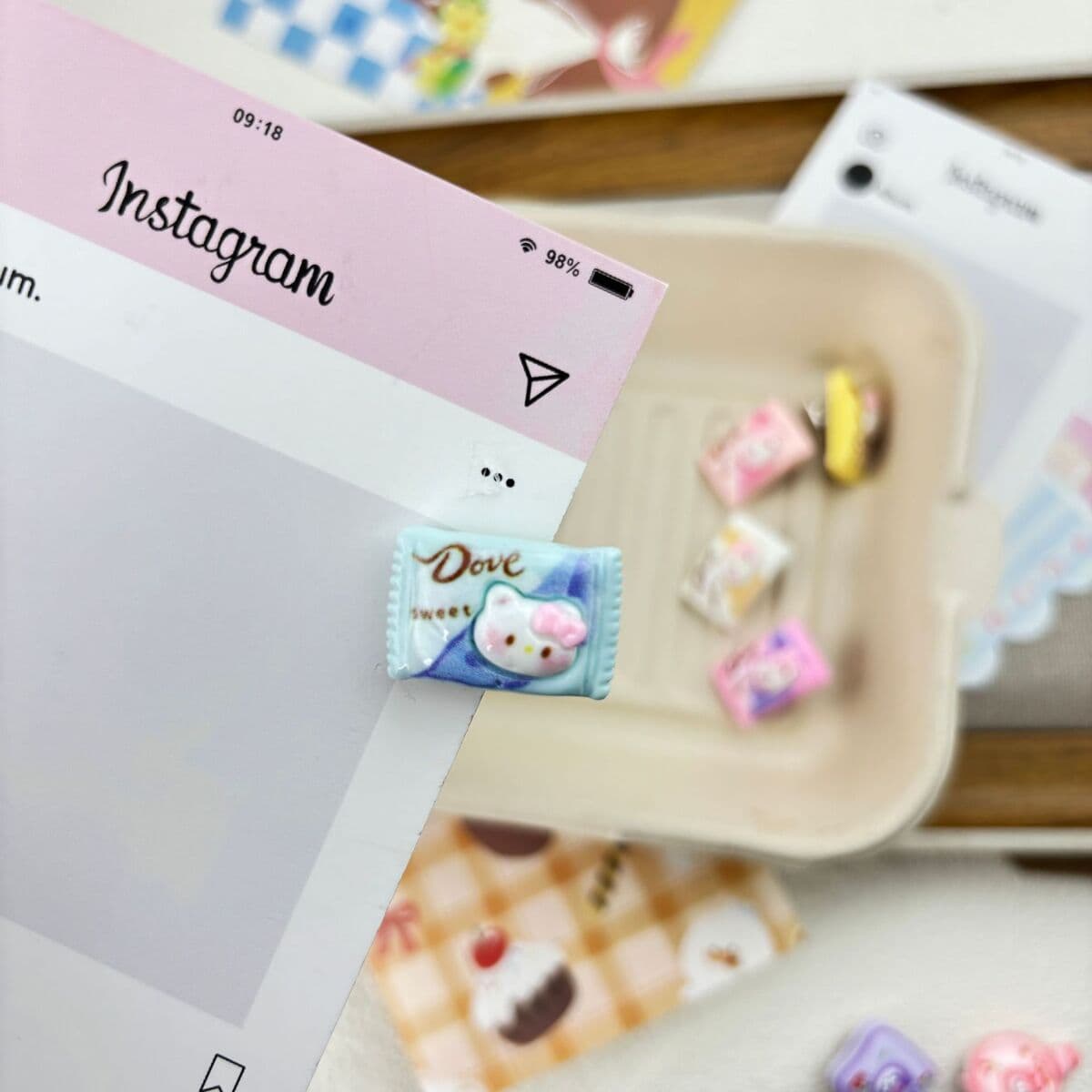 Заколка для мороженого ~ Симпатичные мини-творческие забавные мороженое