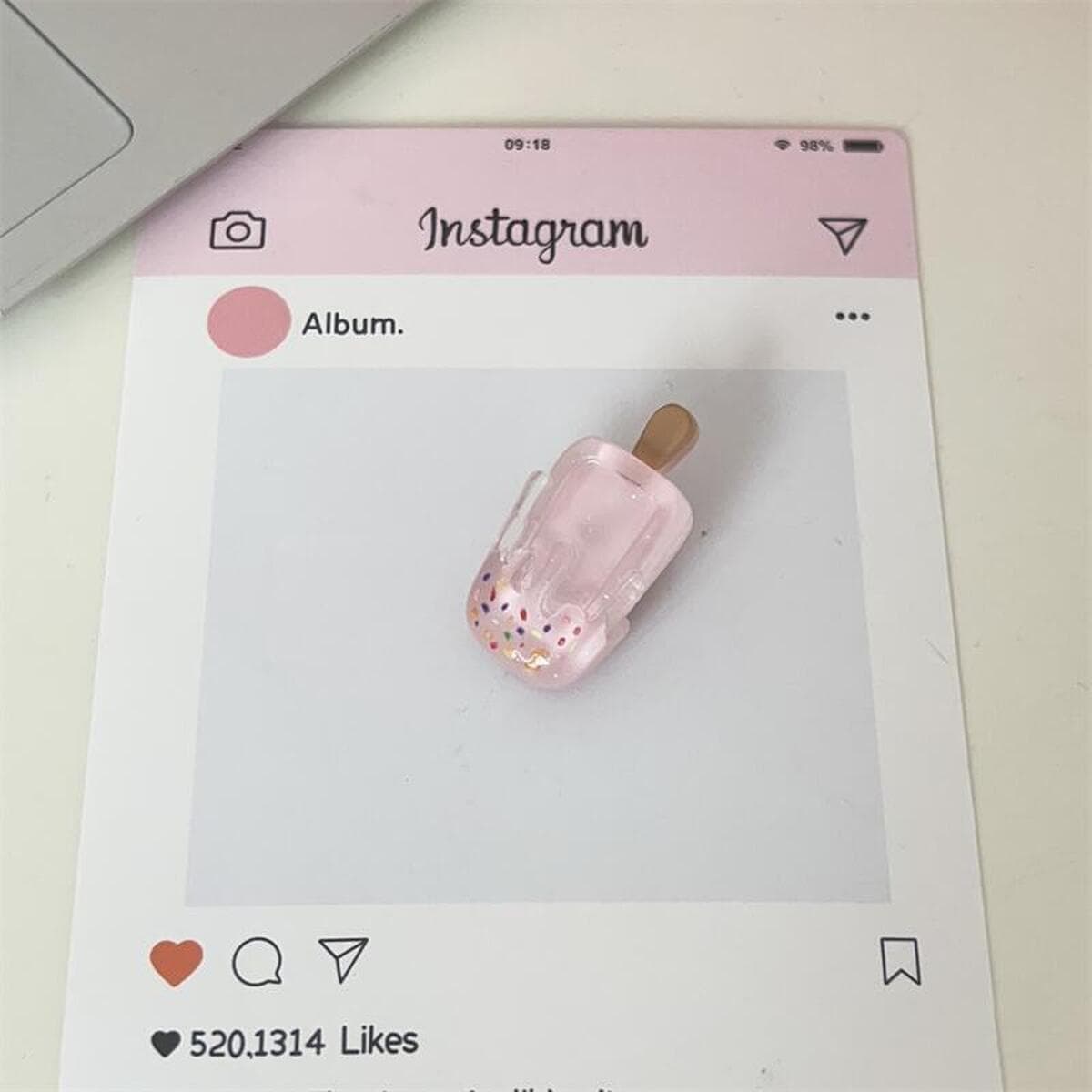 Заколка для мороженого ~ Симпатичные мини-творческие забавные мороженое