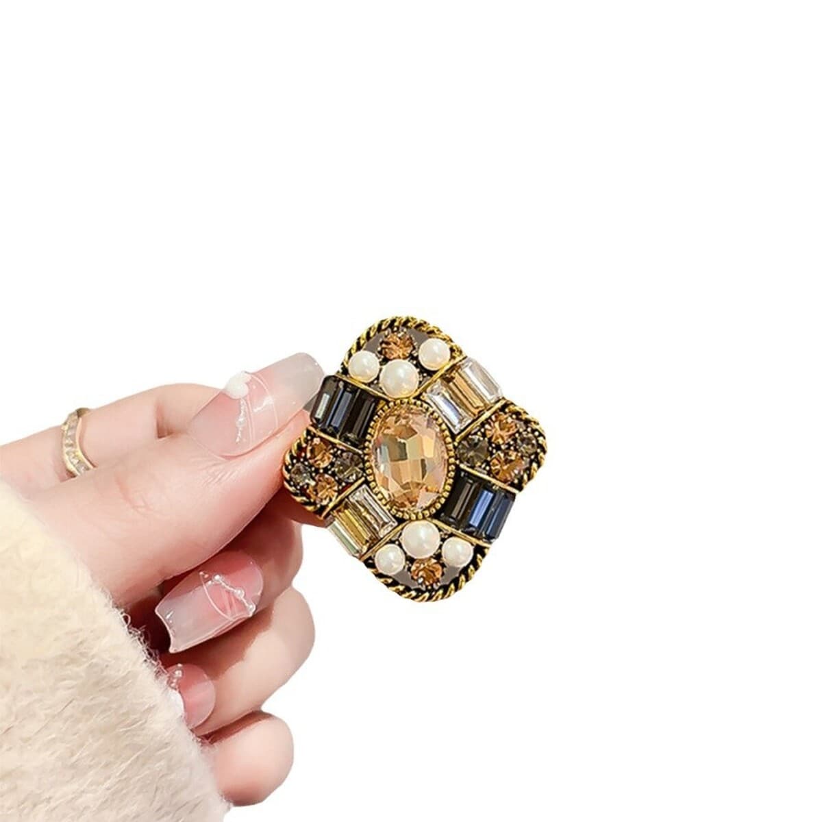 Новый сплав броши высокого уровня чувство ниши женщины оптом высокого класса пиджак пальто костюм высокого класса дикий...