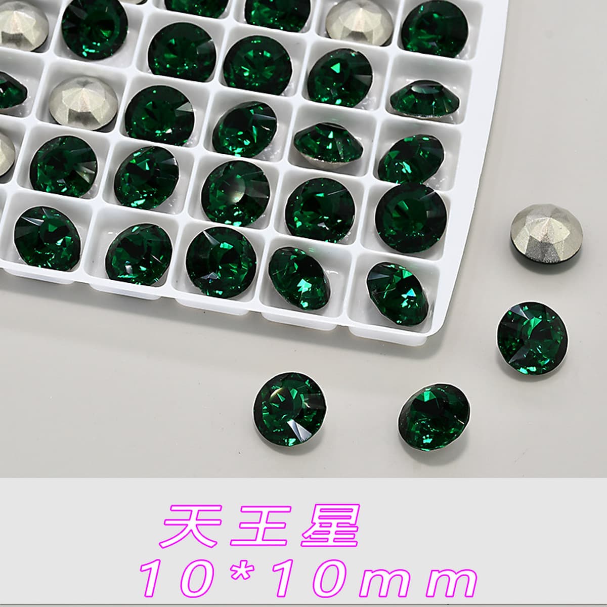Замена смешанной партии K9, высококачественные изумрудные стразы для дизайна ногтей с заостренными спинками, оптовая продажа...