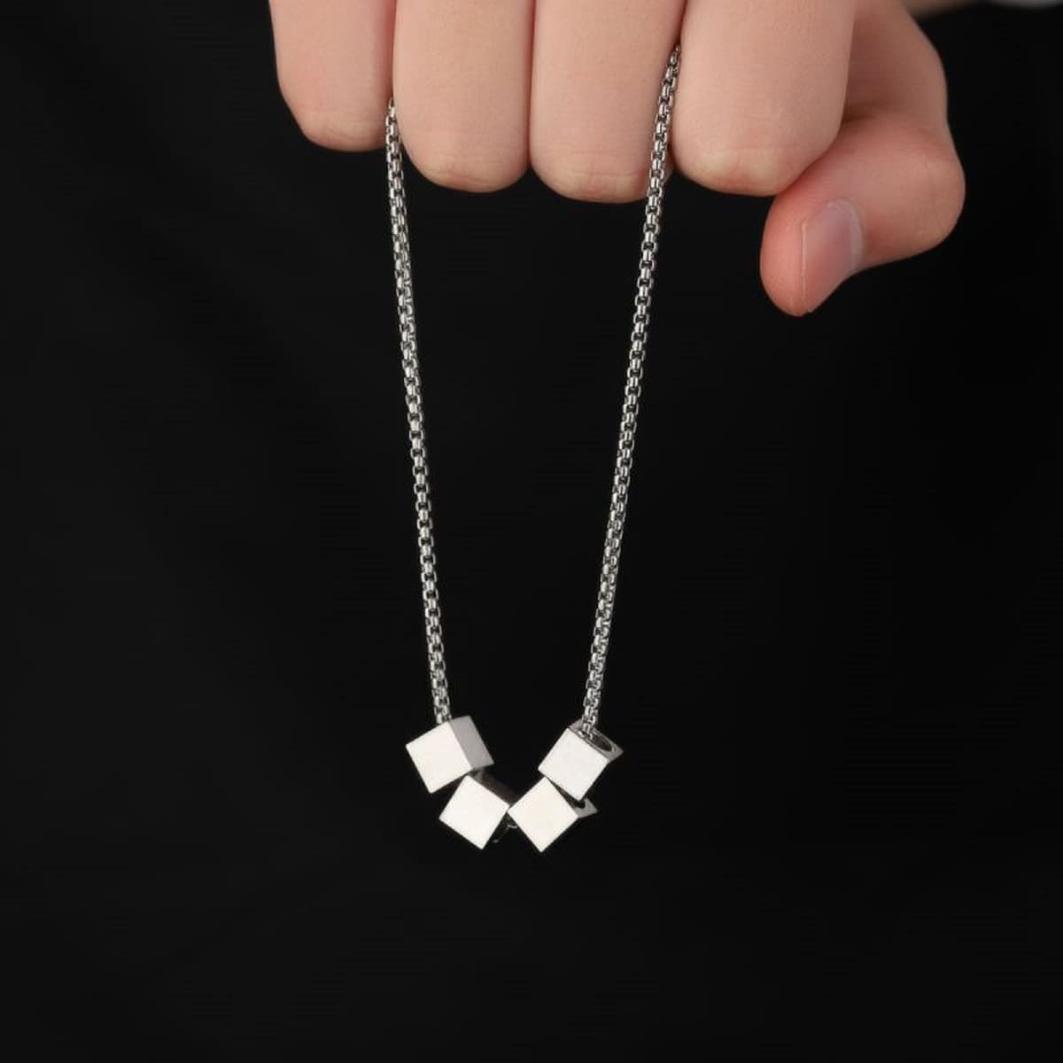 Ожерелье мужская титановая сталь не выцветает минималистские дикие украшения женская цепочка свитера новая модная личность...