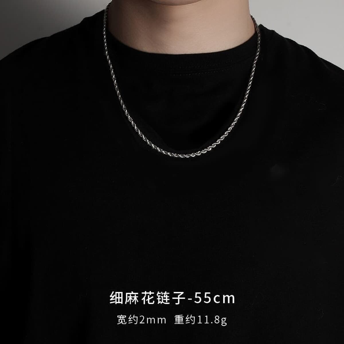 Ожерелье мужская титановая сталь не выцветает минималистские дикие украшения женская цепочка свитера новая модная личность...