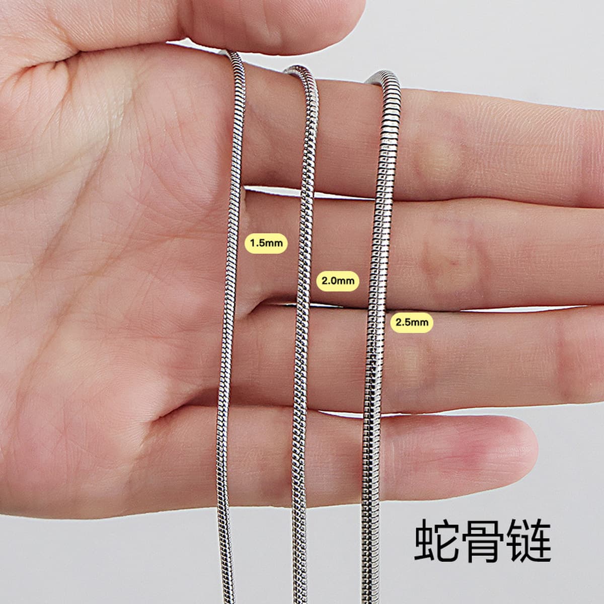 Мужская цепочка из титановой стали, цепочка своими руками, простая цепочка из нержавеющей стали 304, металлические...