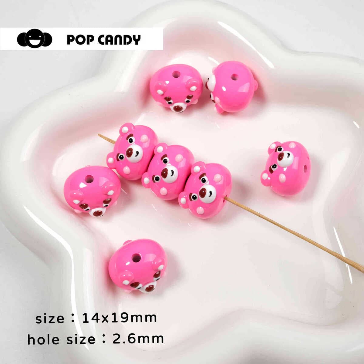 Мультяшные милые бусины ручной работы, сделанные своими руками, браслет, сумка, подвесное ожерелье, серьги, ювелирные...