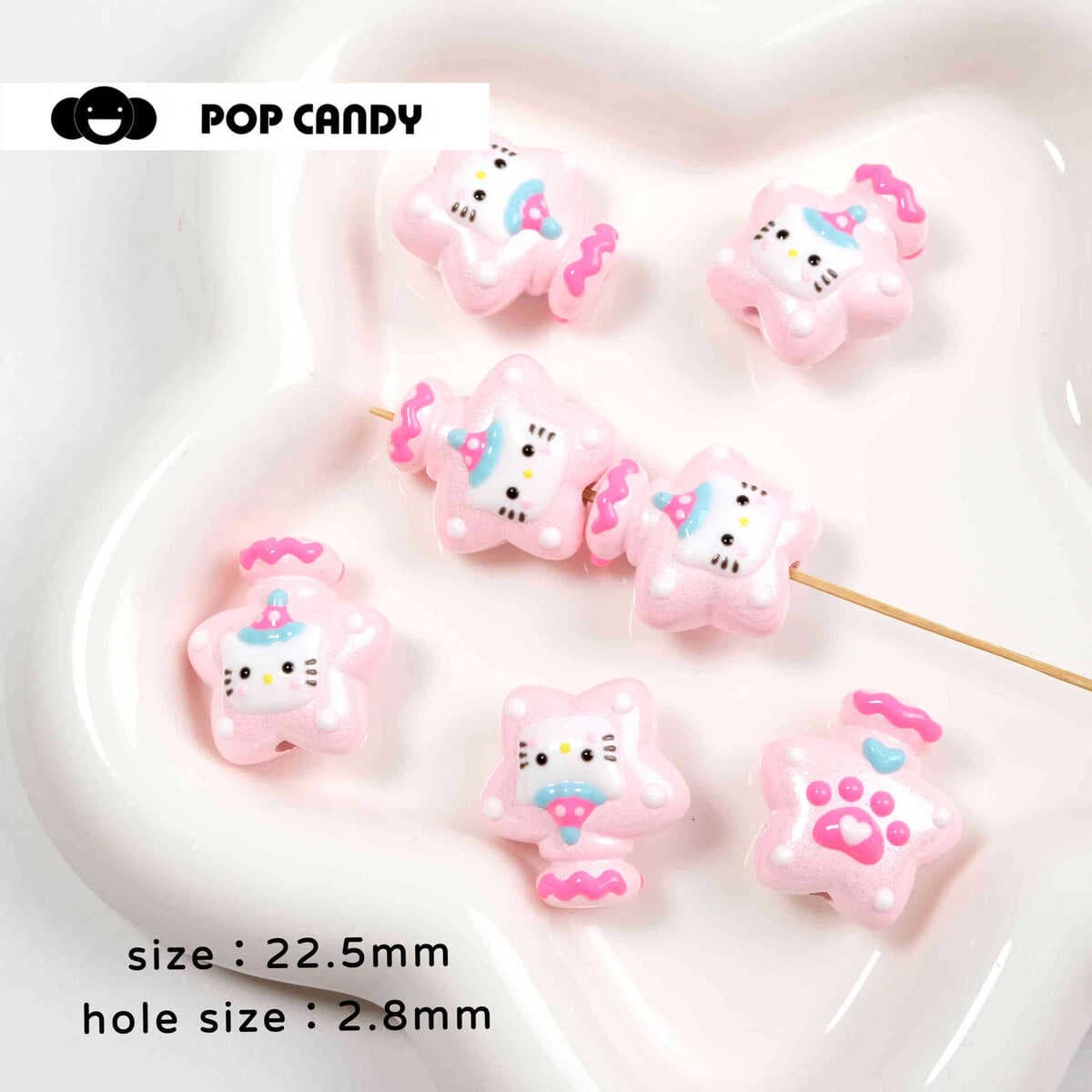 Мультяшные милые бусины ручной работы, сделанные своими руками, браслет, сумка, подвесное ожерелье, серьги, ювелирные...