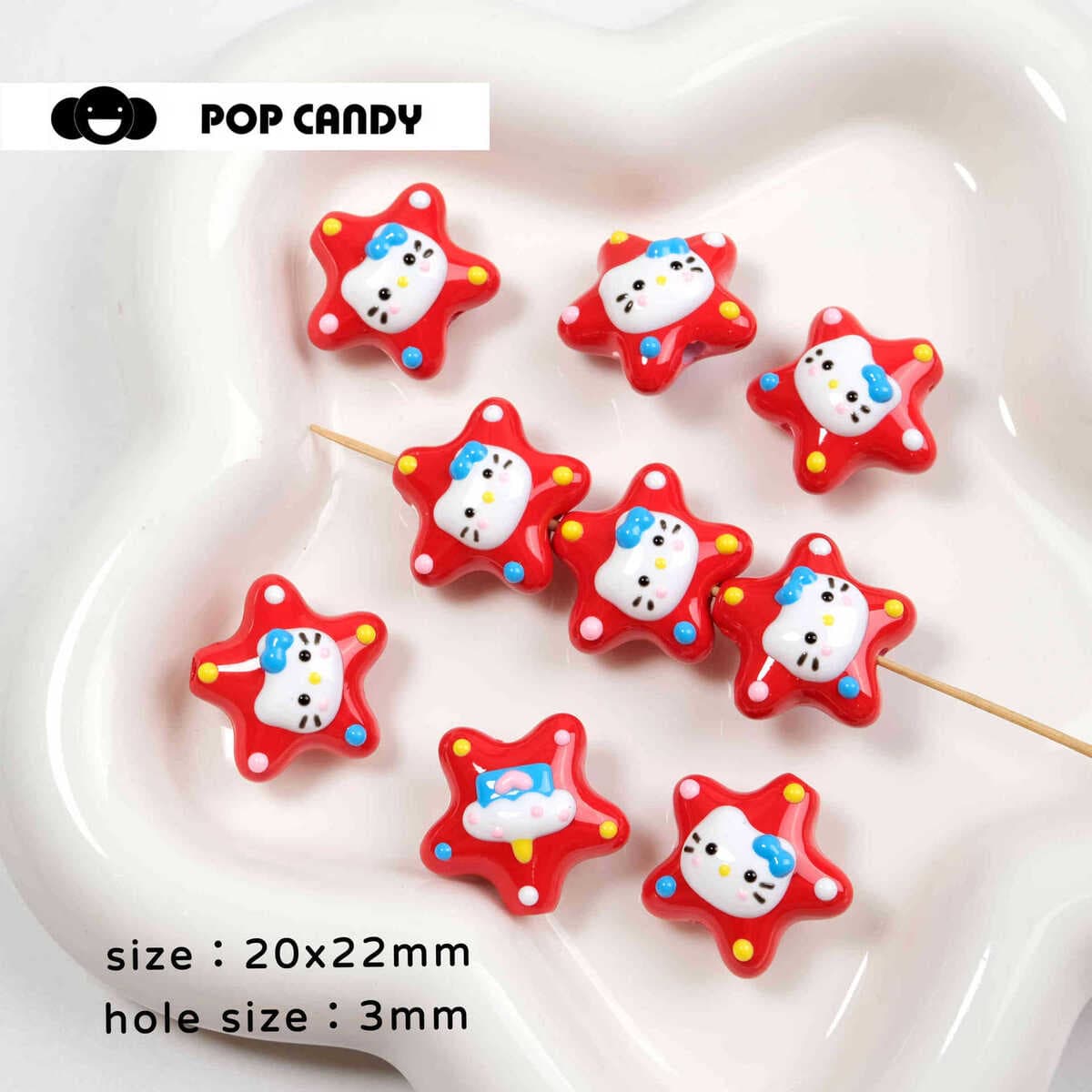 Мультяшные милые бусины ручной работы, сделанные своими руками, браслет, сумка, подвесное ожерелье, серьги, ювелирные...