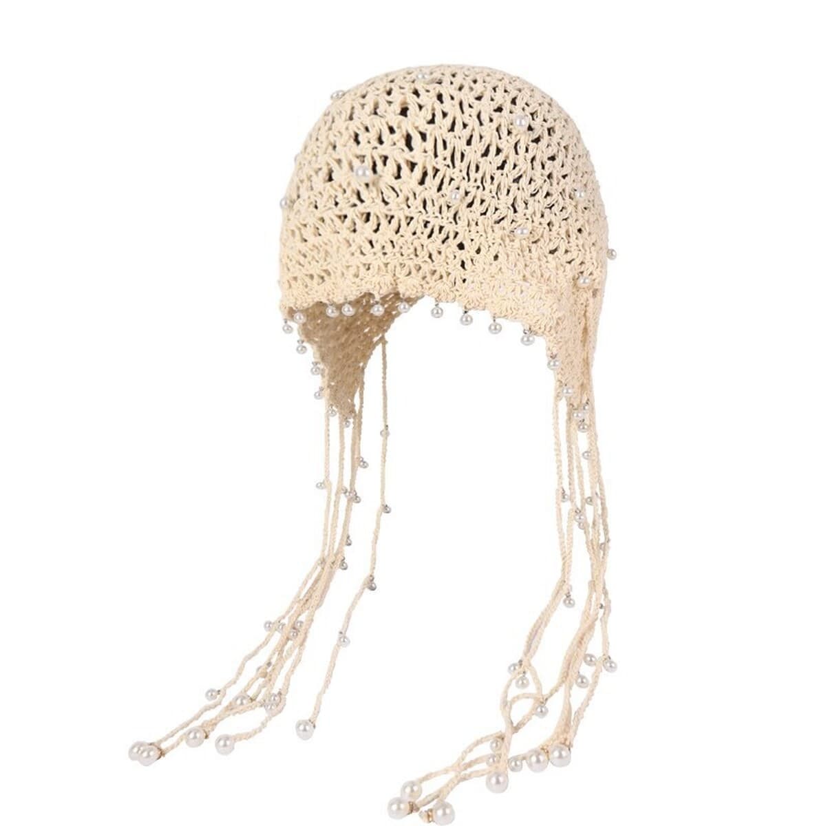 Богемский национальный стиль жемчужная бахроматическая шляпа пуловер весной и летом