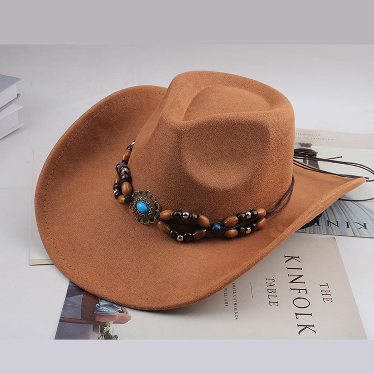 Внешняя торговля Западный джинсовый стиль тибетский бычий аксессуар модный цилиндр