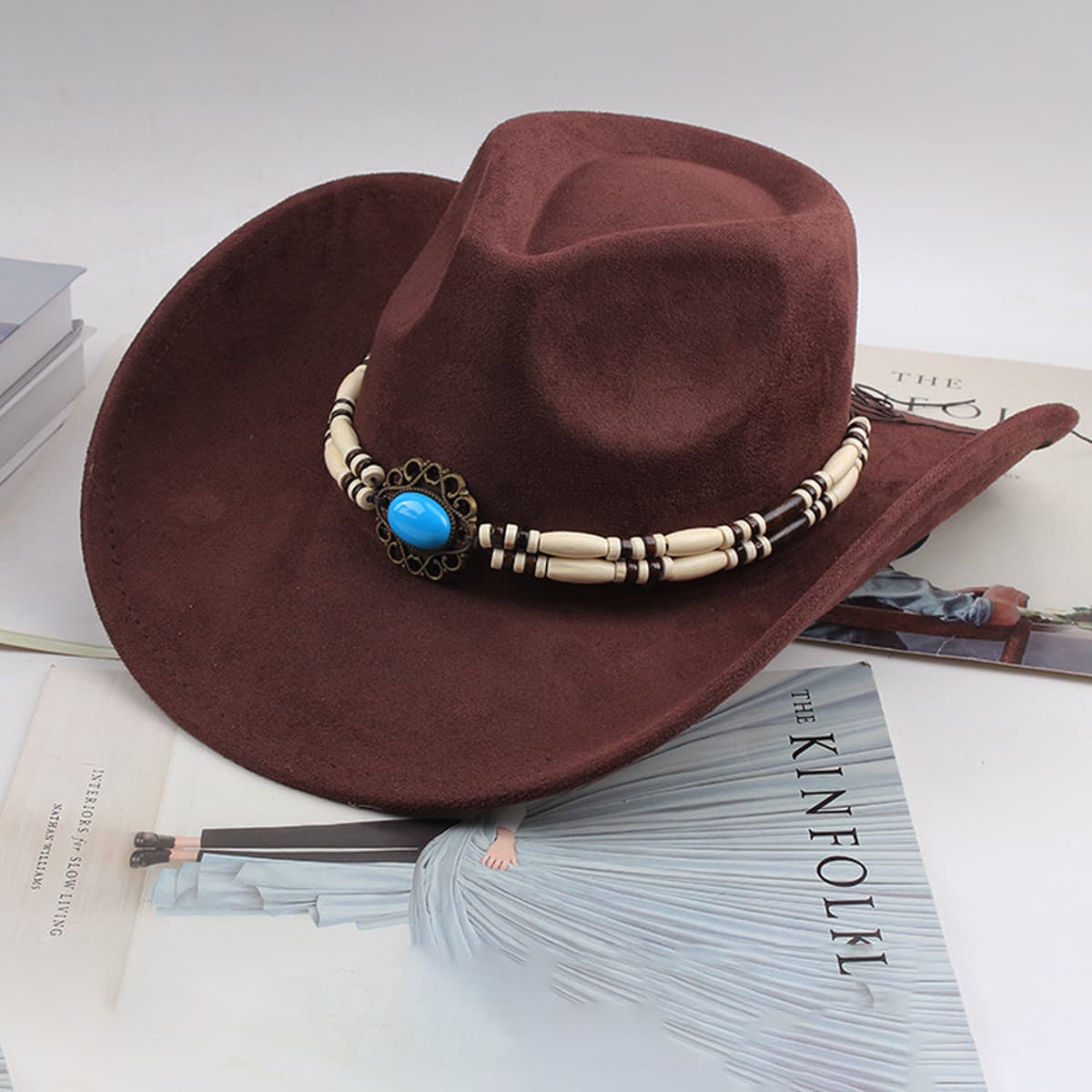 Внешняя торговля Западный джинсовый стиль тибетский бычий аксессуар модный цилиндр