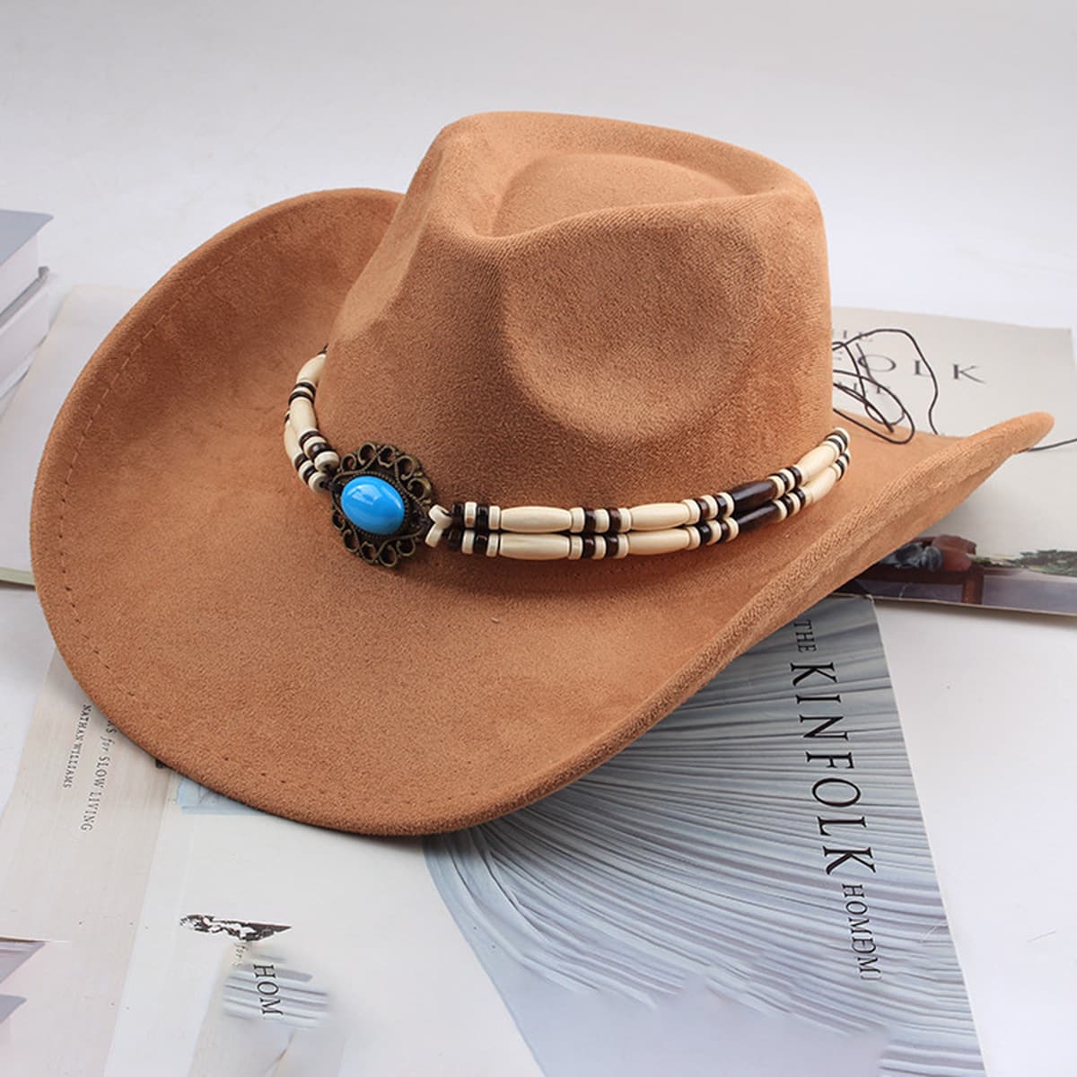 Внешняя торговля Западный джинсовый стиль тибетский бычий аксессуар модный цилиндр