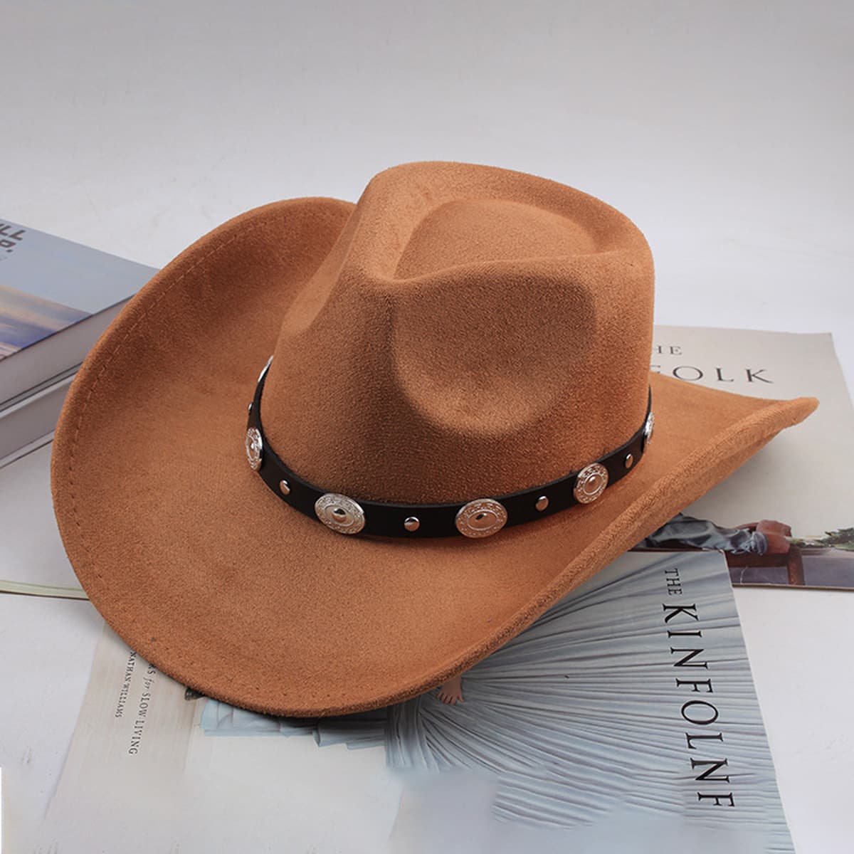 Внешняя торговля Западный джинсовый стиль тибетский бычий аксессуар модный цилиндр