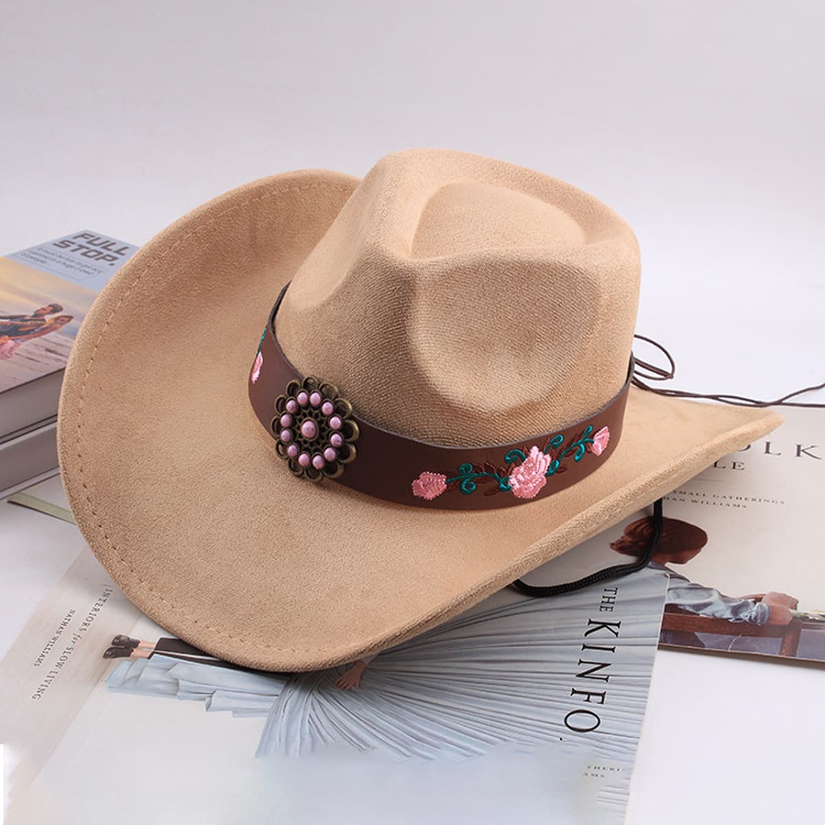 Внешняя торговля Западный джинсовый стиль тибетский бычий аксессуар модный цилиндр