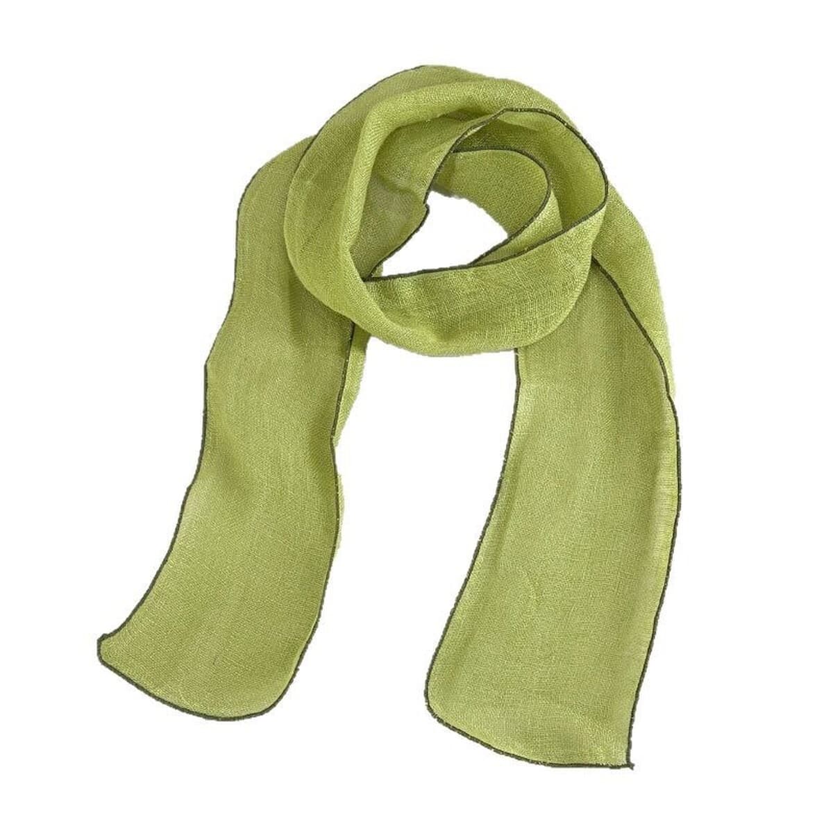 Весна и лето новый ретро льняный маленький длинный шарф