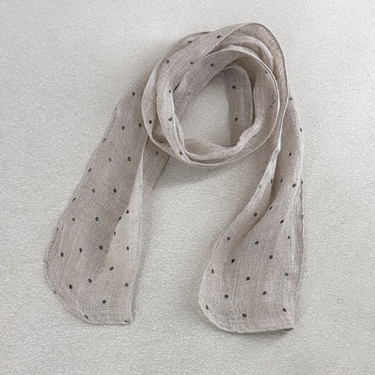 Весна и лето новый ретро льняный маленький длинный шарф