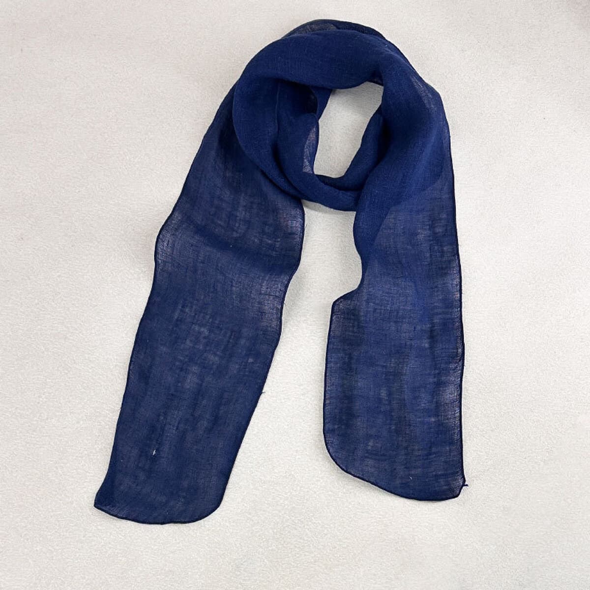 Весна и лето новый ретро льняный маленький длинный шарф