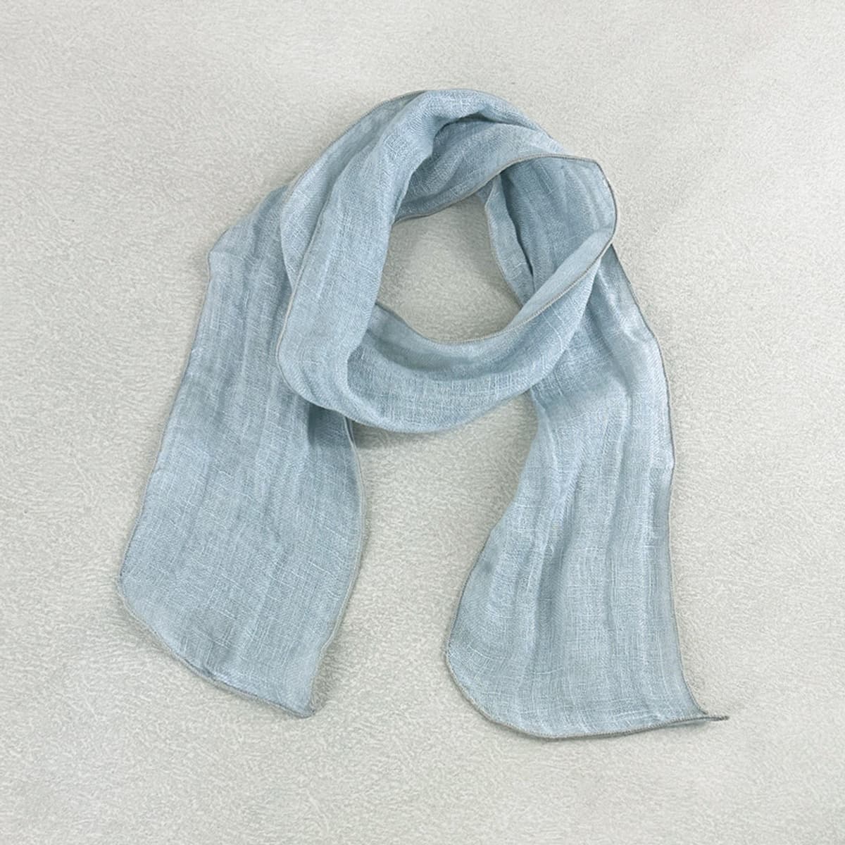 Весна и лето новый ретро льняный маленький длинный шарф