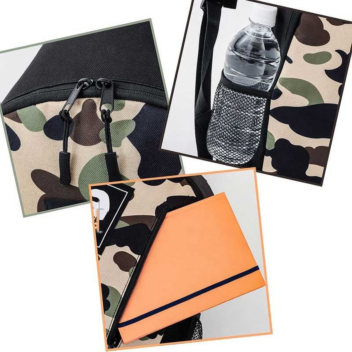 B * PE Подарочная кукла кулон японский журнал Молодежный уличный модный камуфляжный рюкзак с головой обезьяны