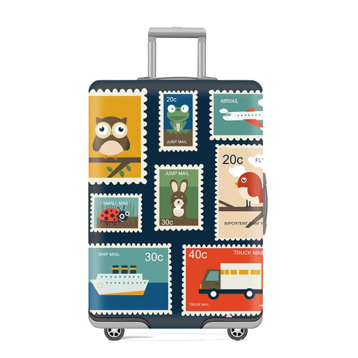 Утолщенный износостойкий эластичный чехол для чемодана на колесиках, защитный чехол для чемодана, 20/24/28/ 30inch...