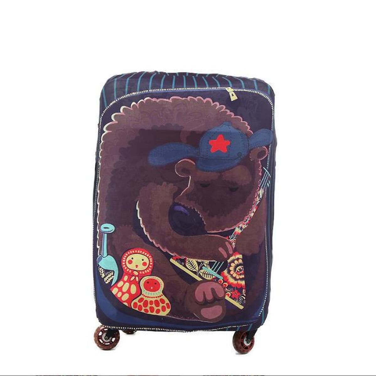 Защитный чехол багажника Износостойкий эластичный чехол Чехол на колесиках Чемодан Куртка Пылезащитный чехол Утолщенный...